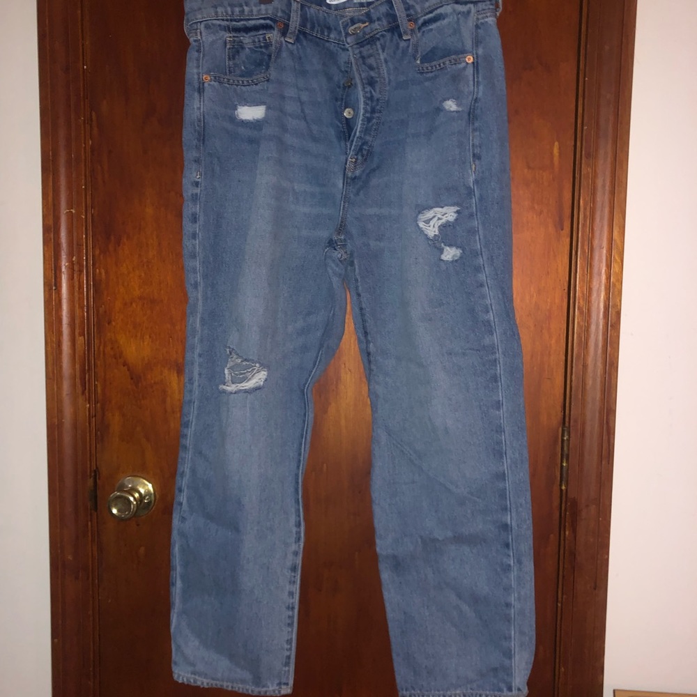 Old Navy Sky-High Straight Jeans